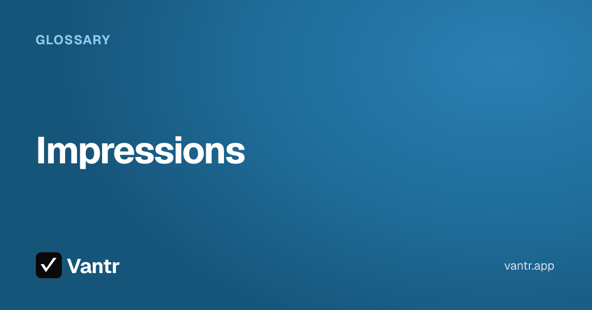 Impressions, a Vantr guide